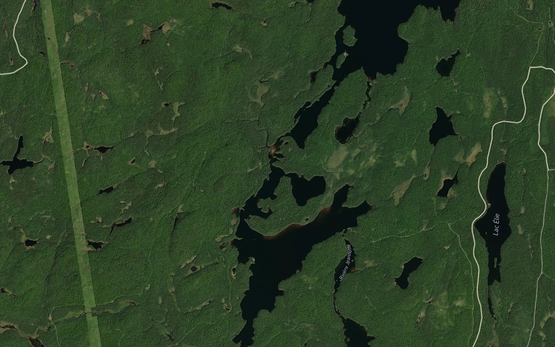 Satellite map of the Baie Ronde