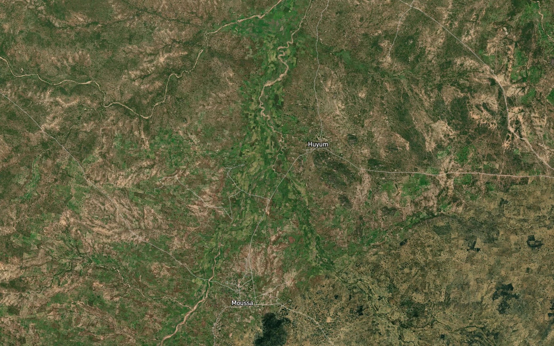 Satellite map of the Rafin Mussa