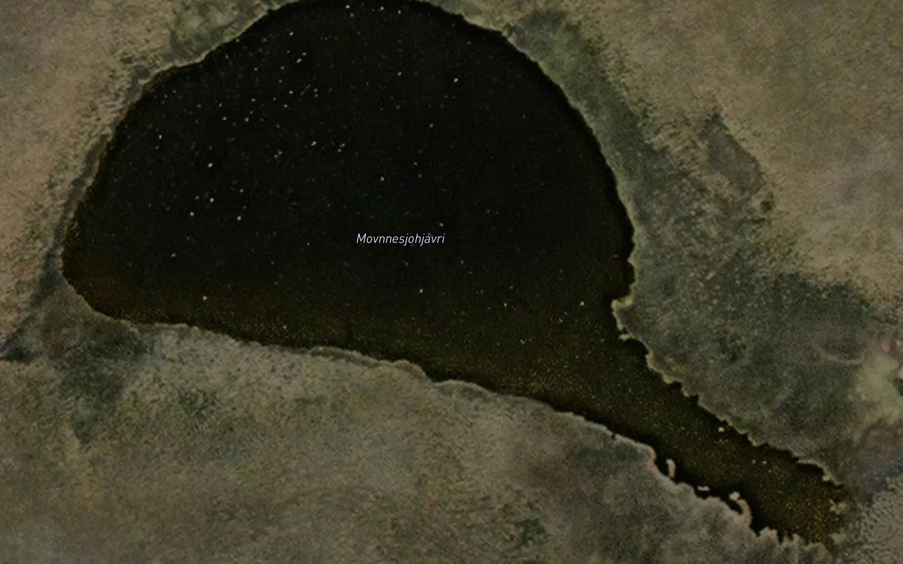 Satellite map of the Mavnesjakjavri