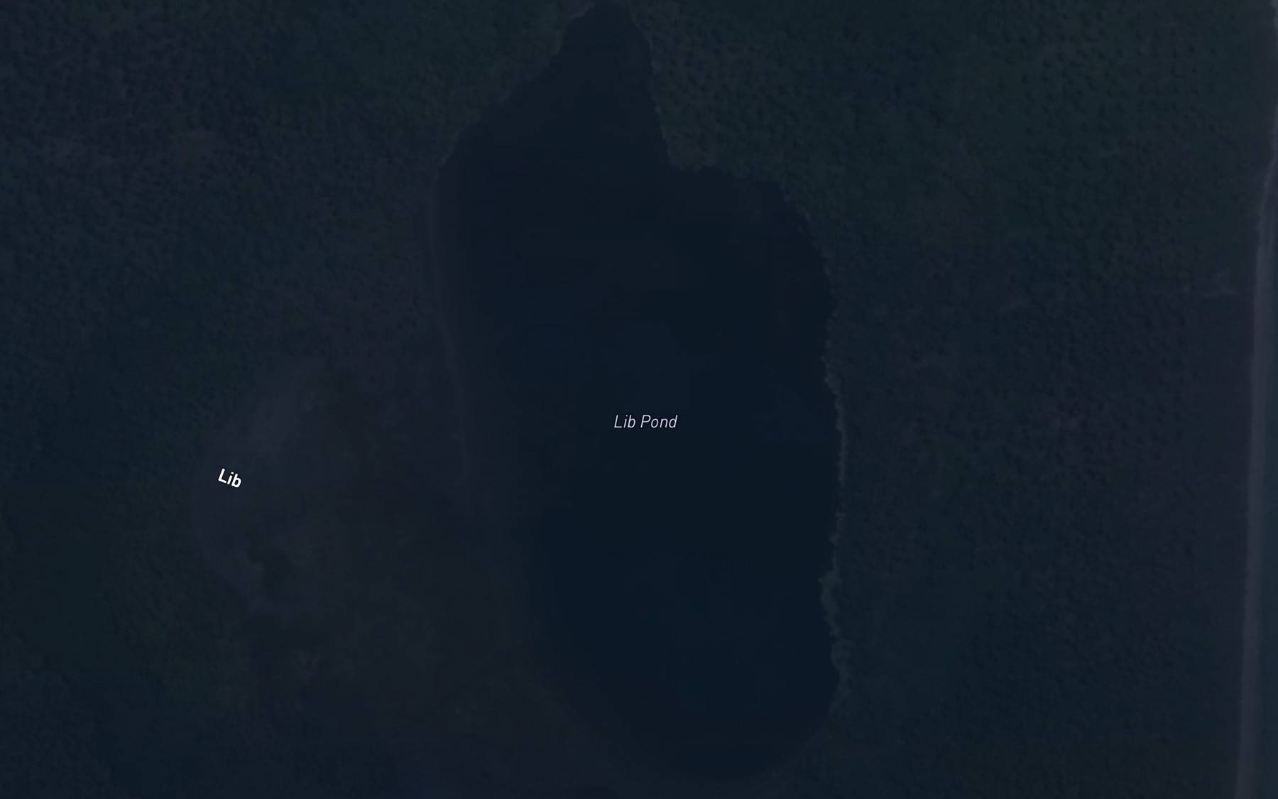 Satellite map of the Lake Lobat