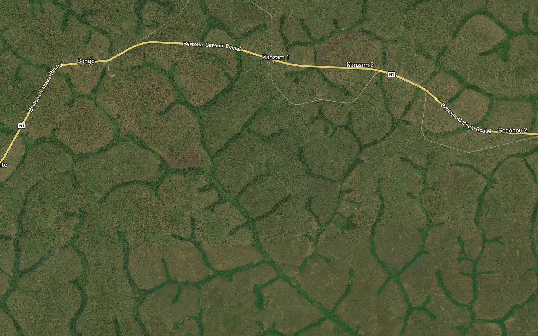 Satellite map of the Gali