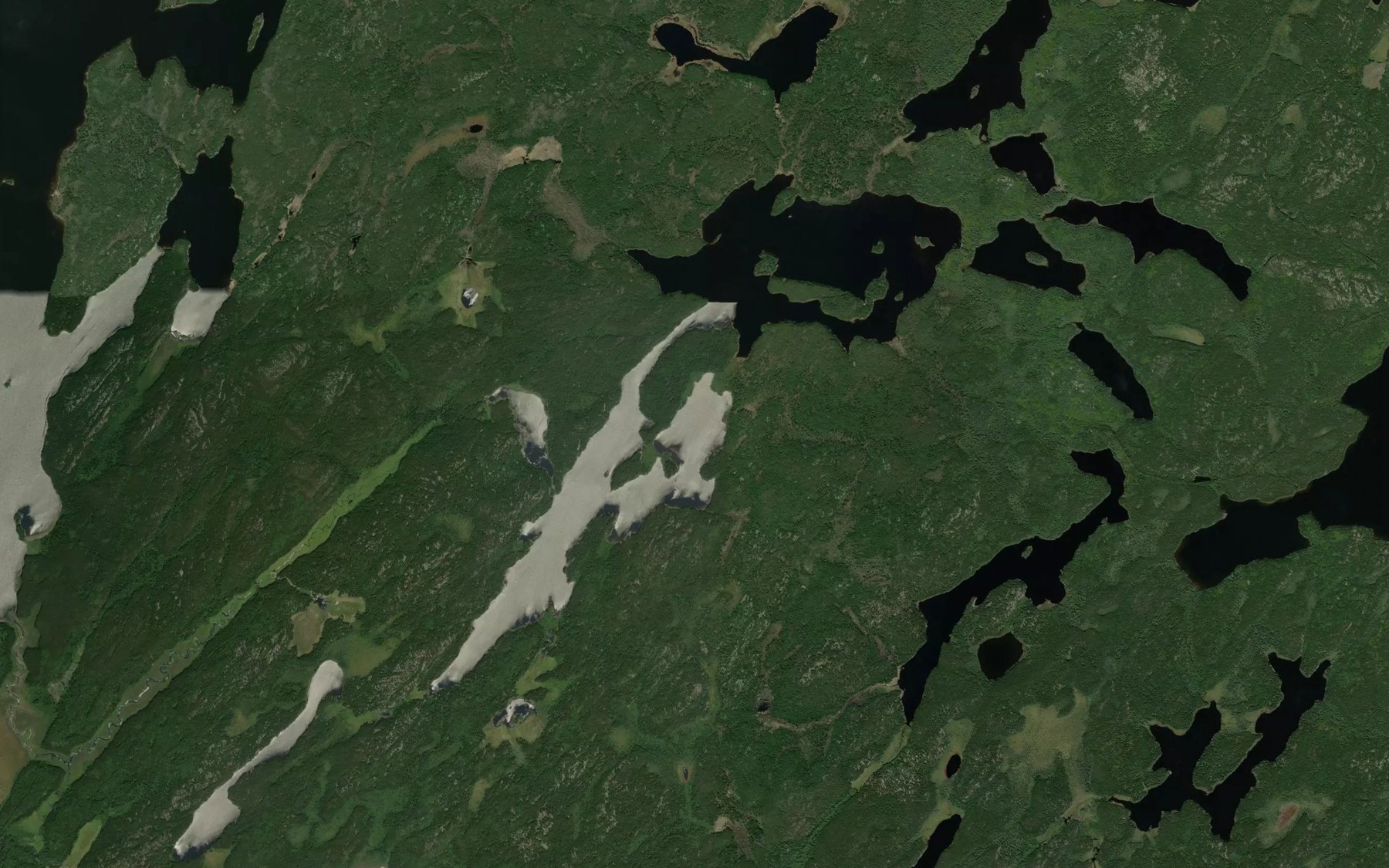 Satellite map of the Gary Lake