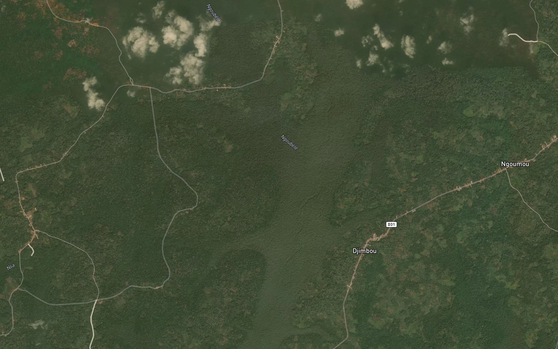 Satellite map of the Niadzemia