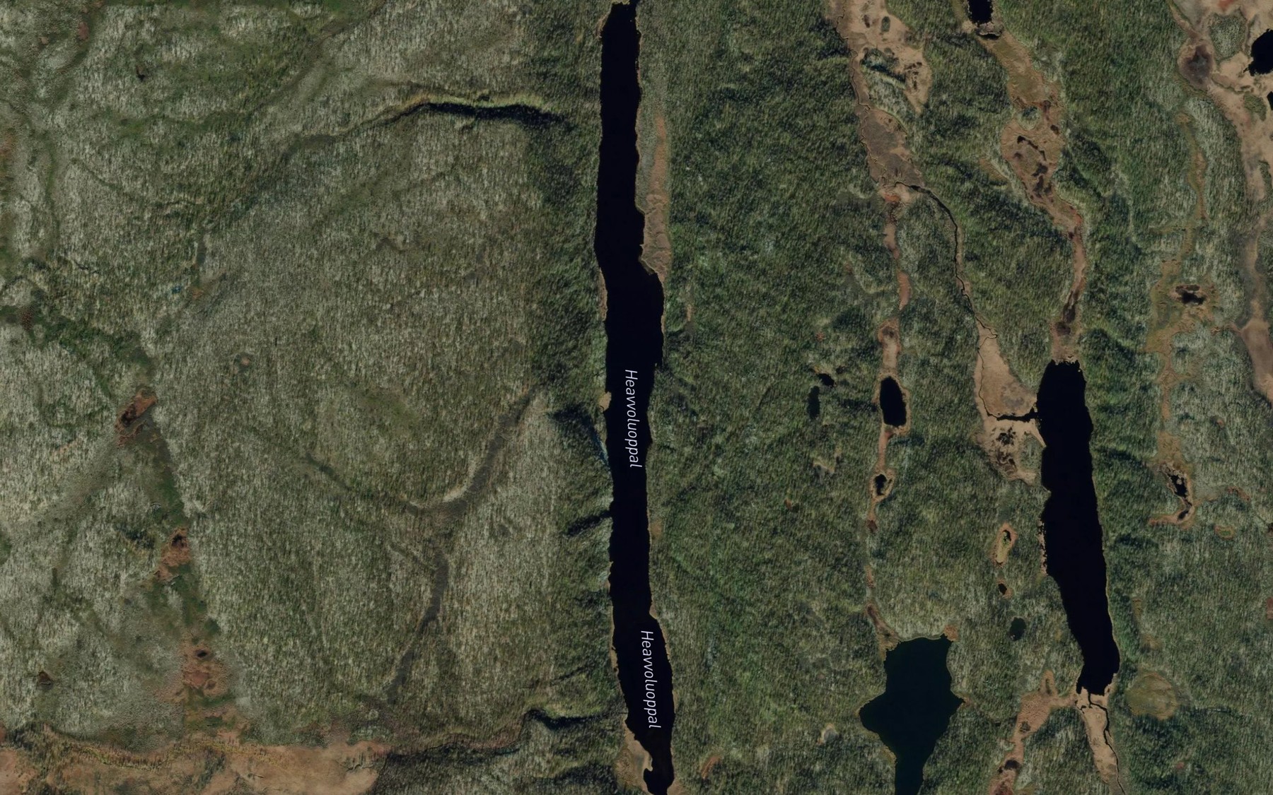 Satellite map of the Heavvoluoppal