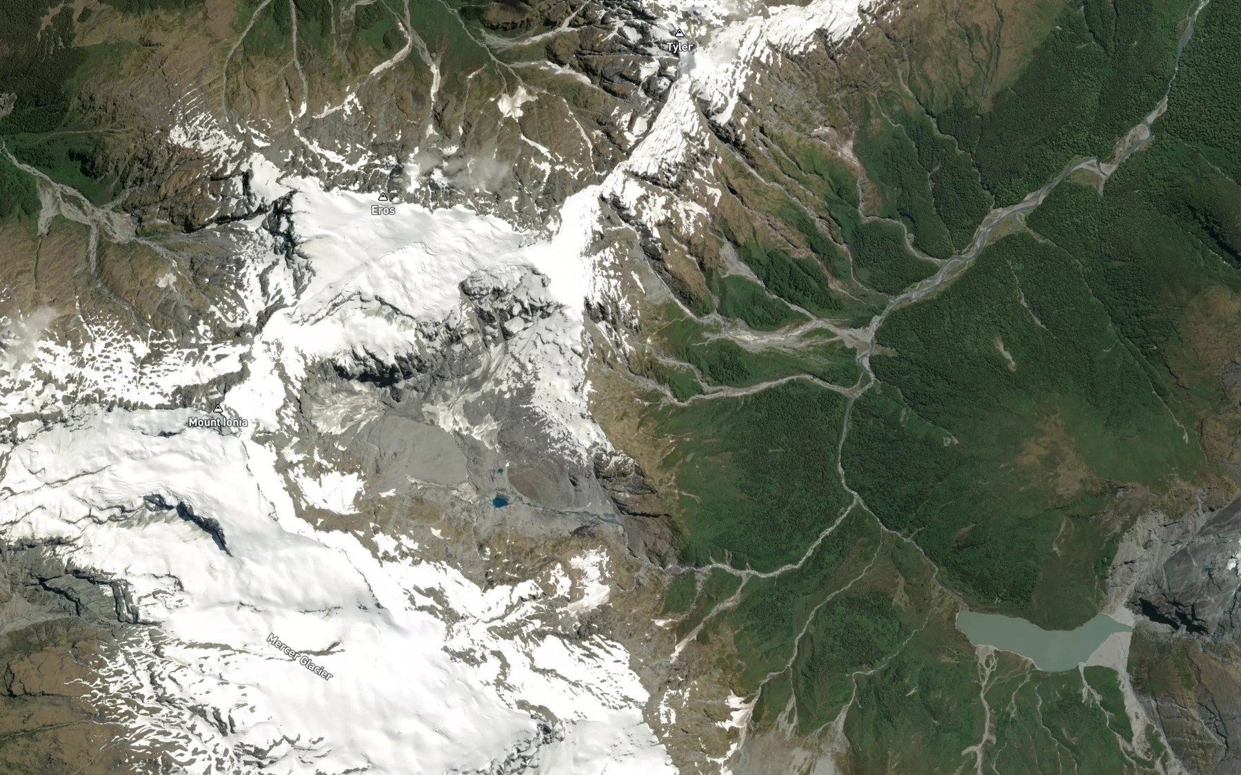 Satellite map of the The Purser