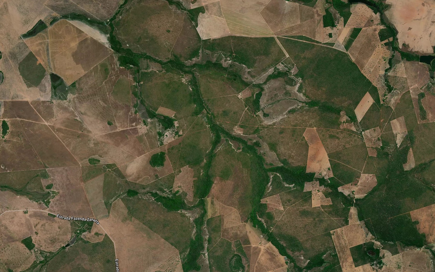 Satellite map of the Corrego Fojo