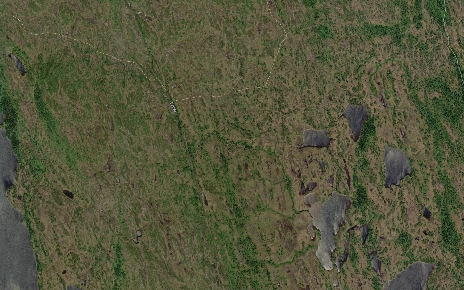 Satellite map of the Lauva