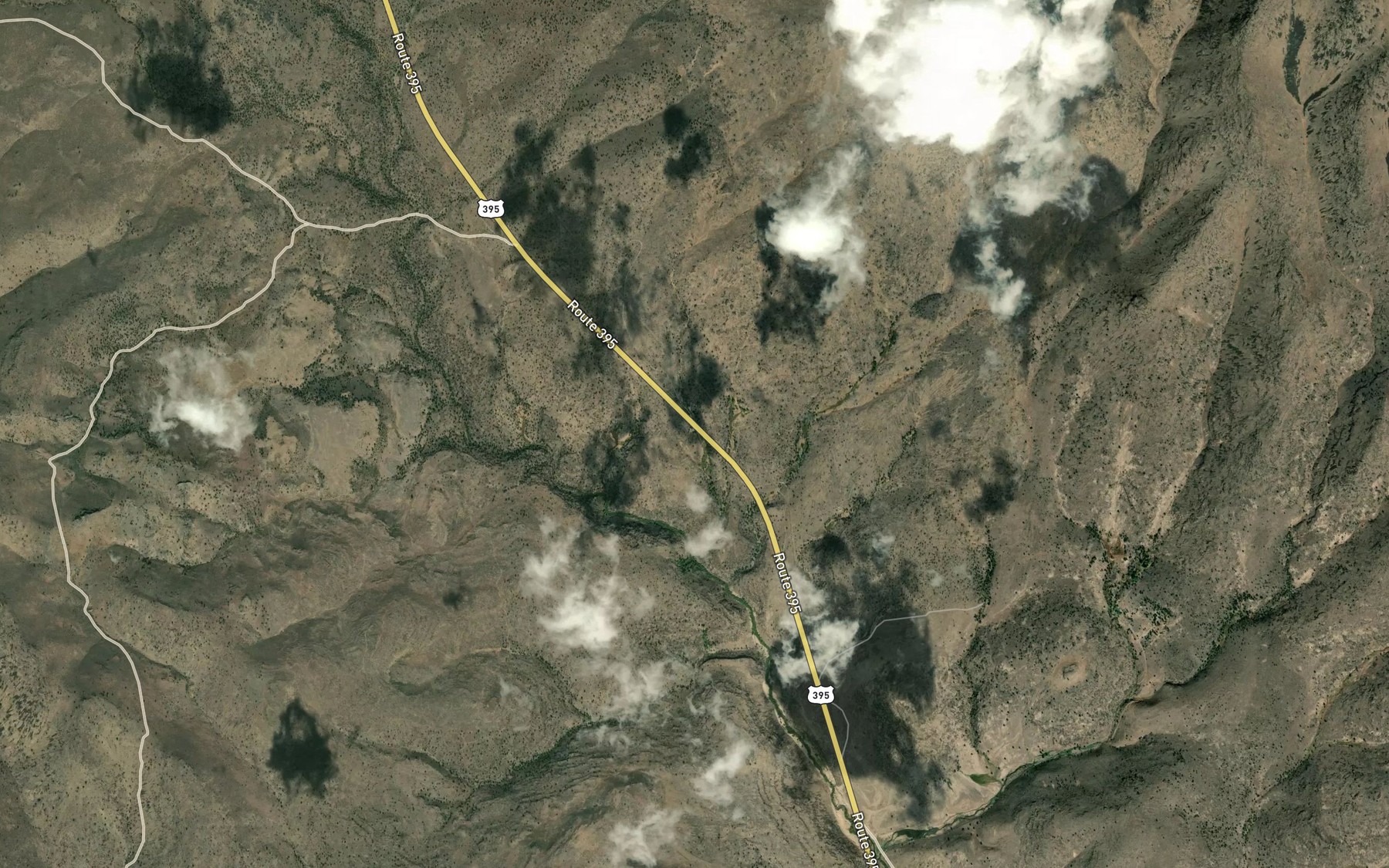 Satellite map of the Tule Patch Spring