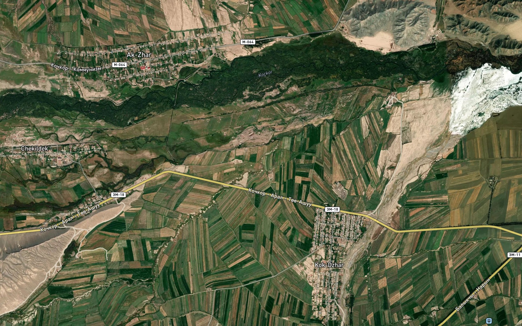 Satellite map of the Mukan