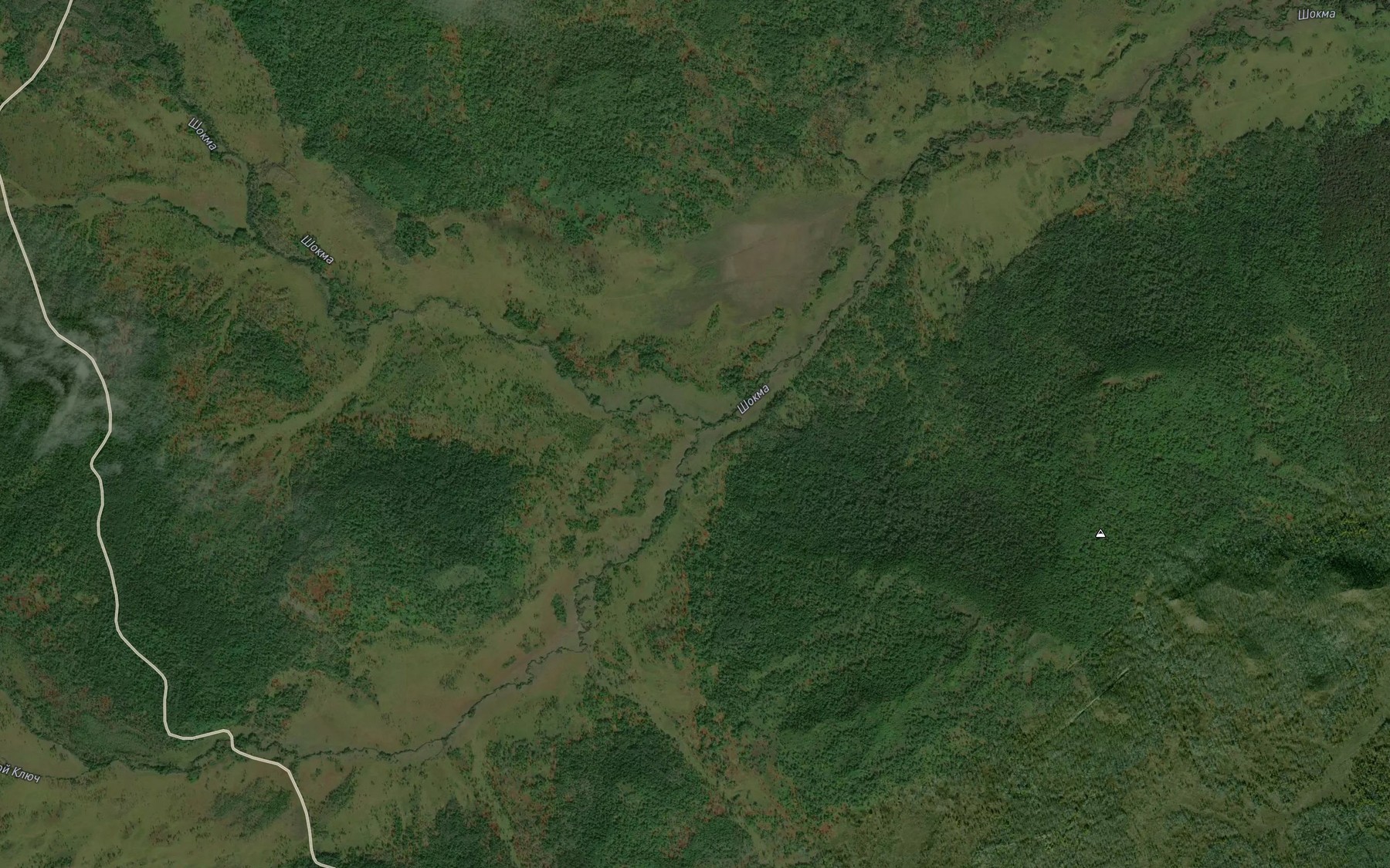 Satellite map of the Zolotoy Klyuch