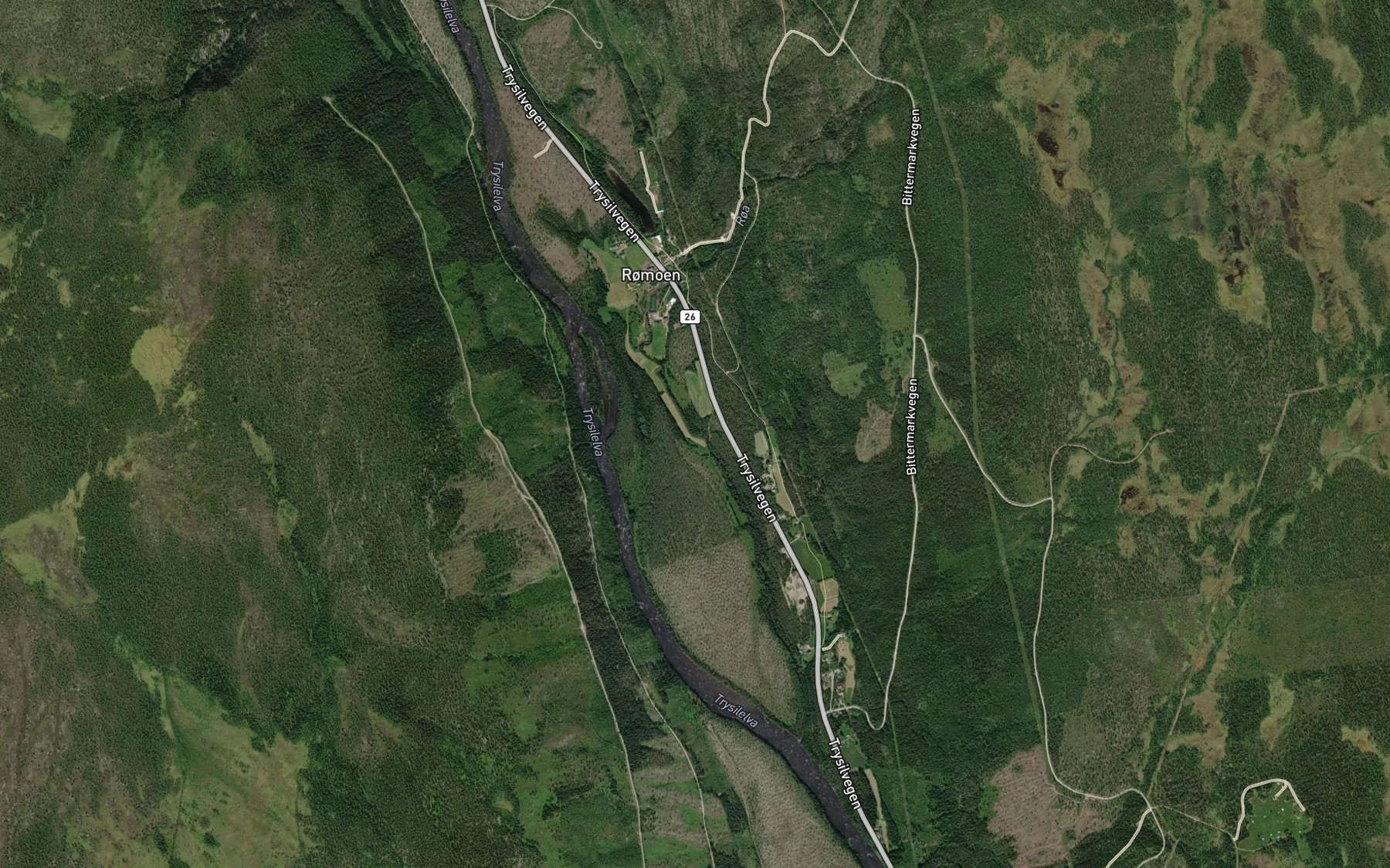 Satellite map of the Roa