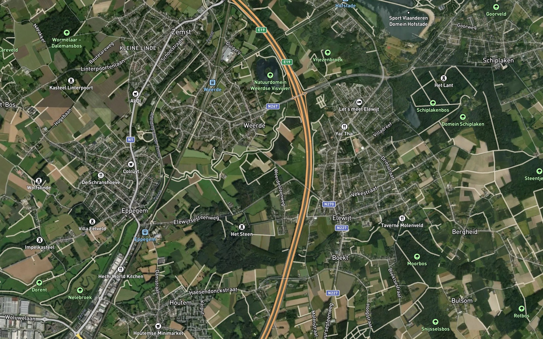Satellite map of the Baarbeek