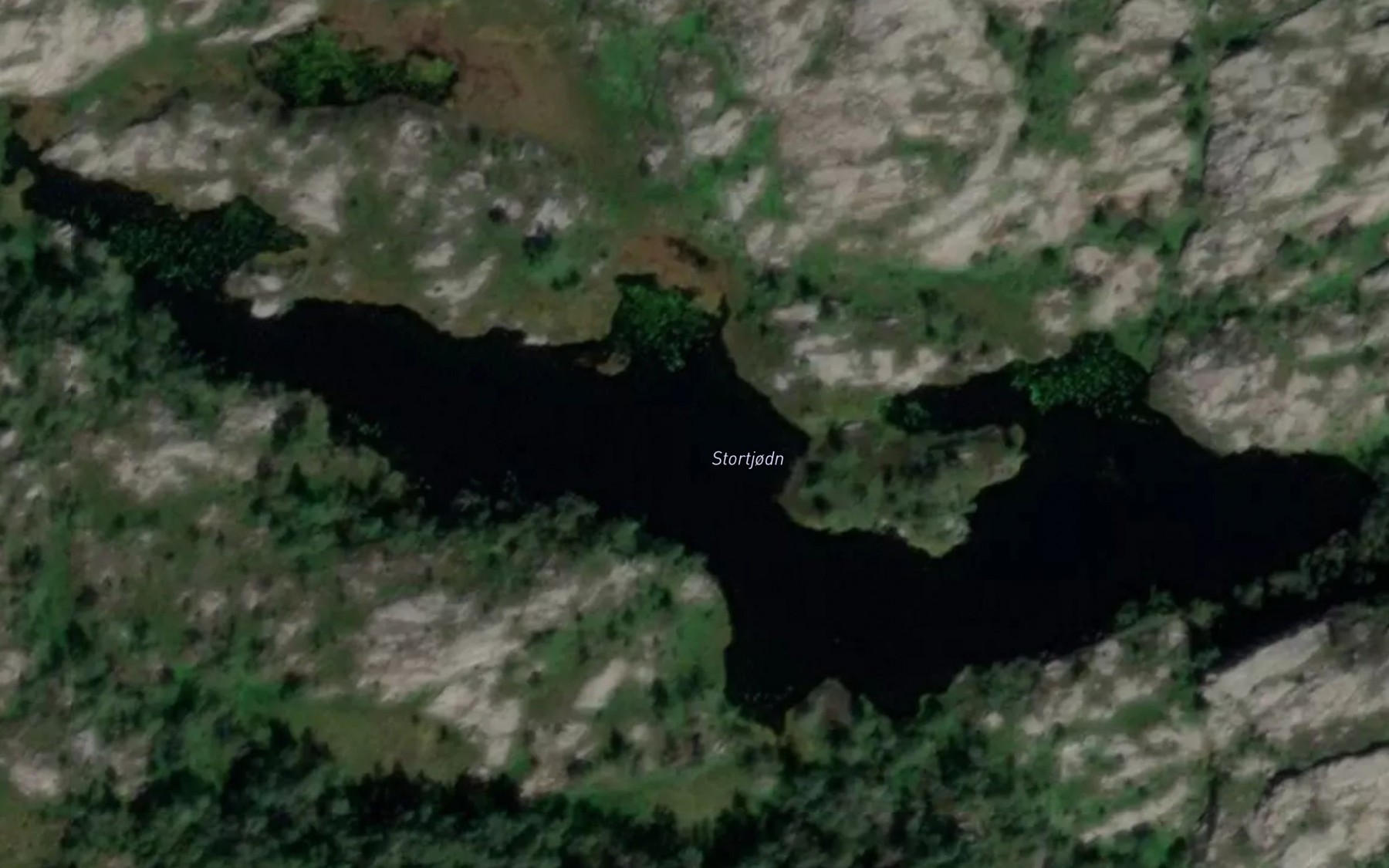 Satellite map of the Stortjodn