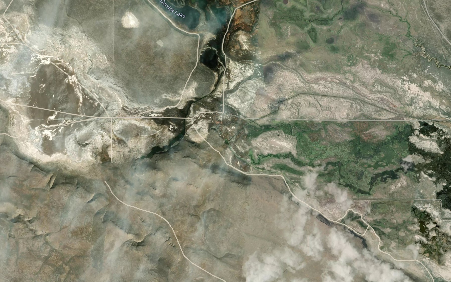 Satellite map of the Barnyard Spring