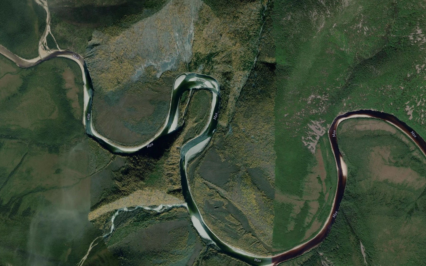Satellite map of the Zvonkiy