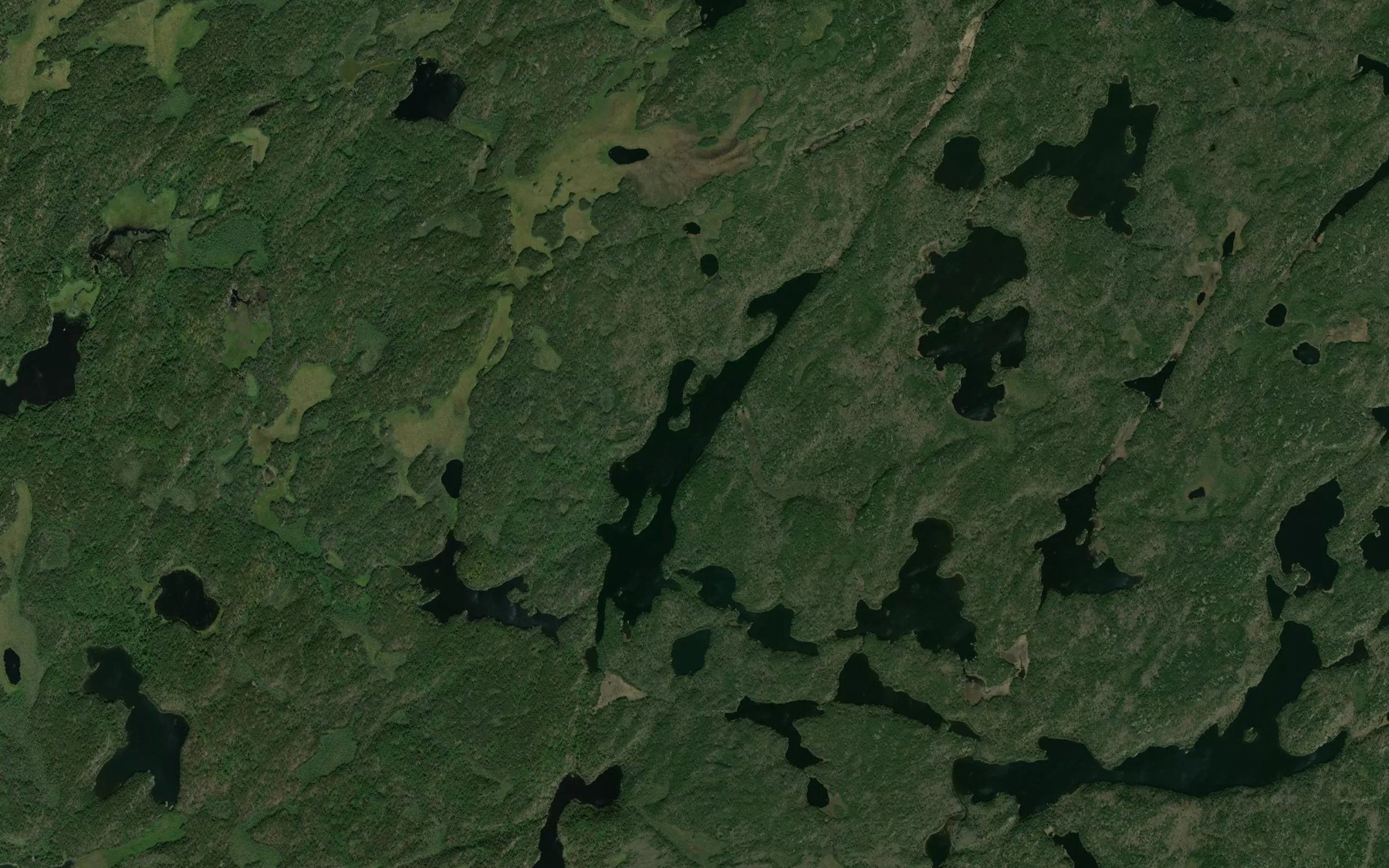 Satellite map of the Grapnel Lake