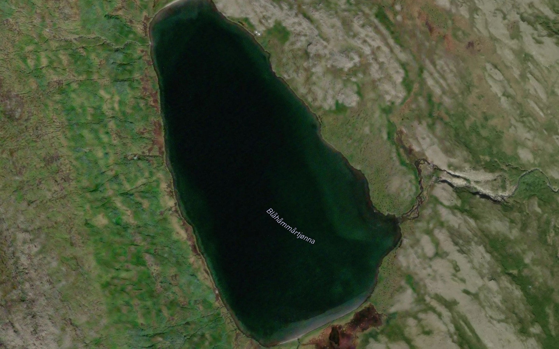 Satellite map of the Blahammartjonna
