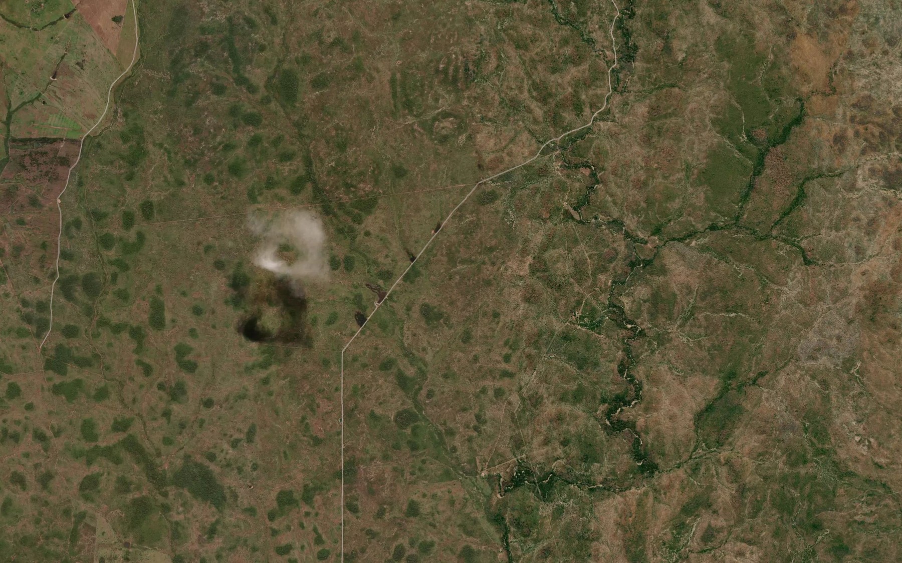 Satellite map of the Lagoa Mimosa