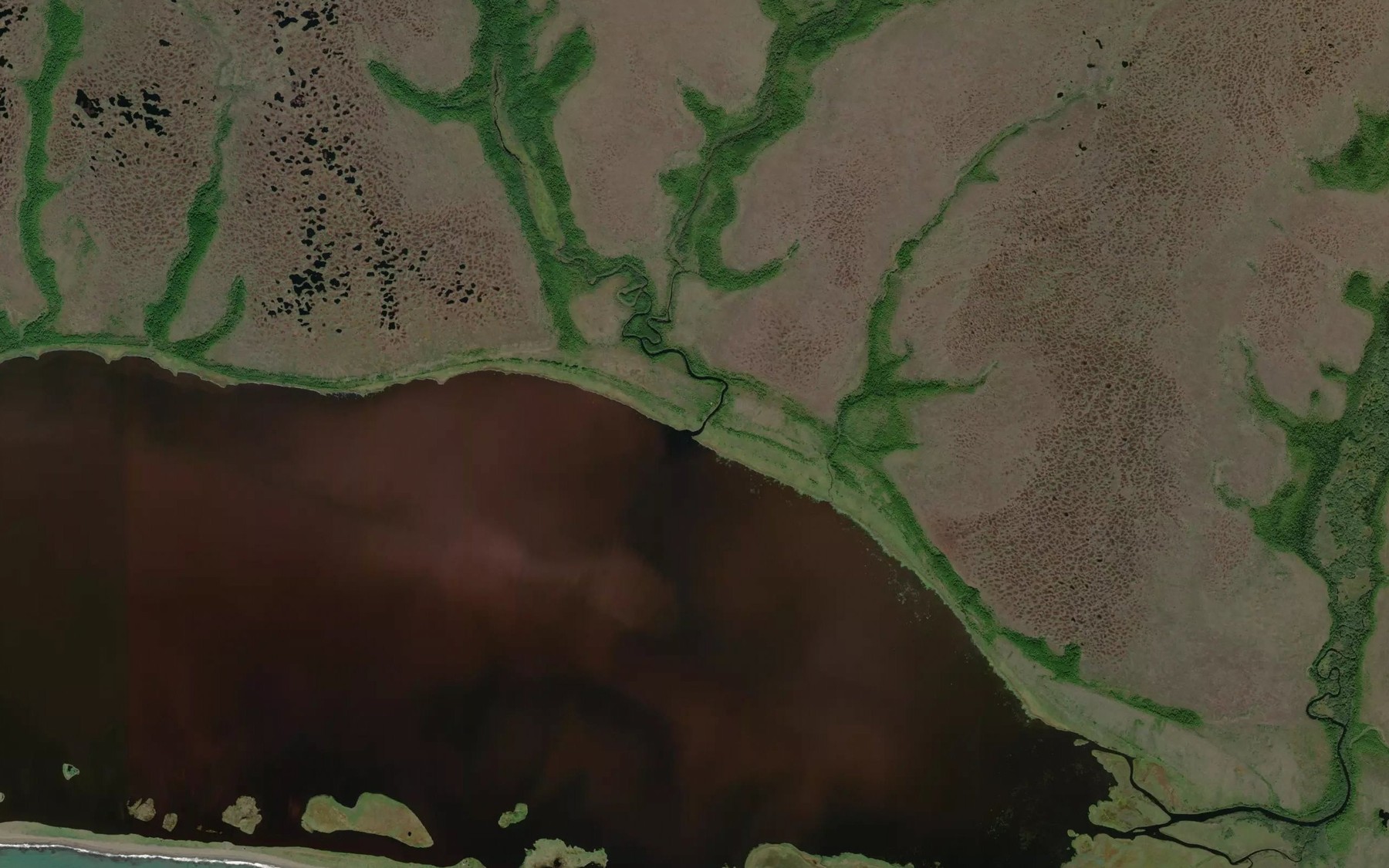 Satellite map of the Zheltaya