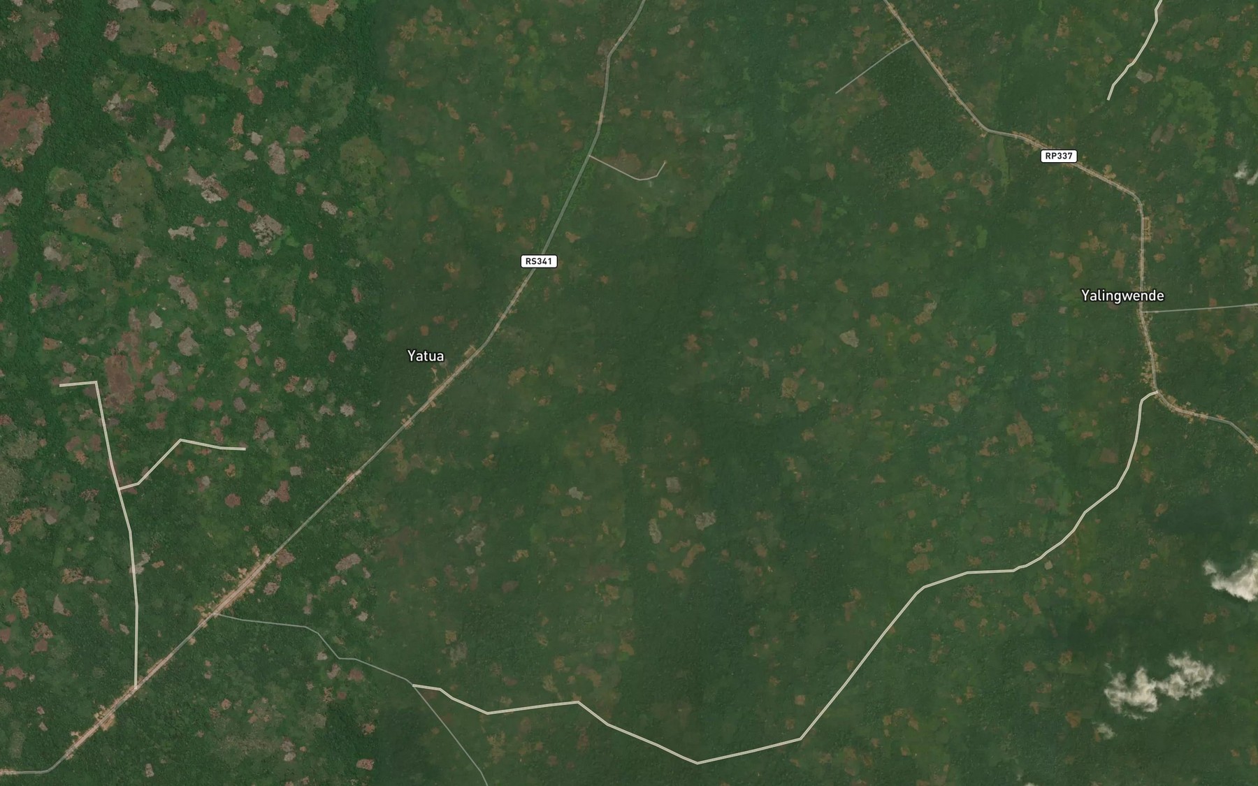 Satellite map of the Kwolo