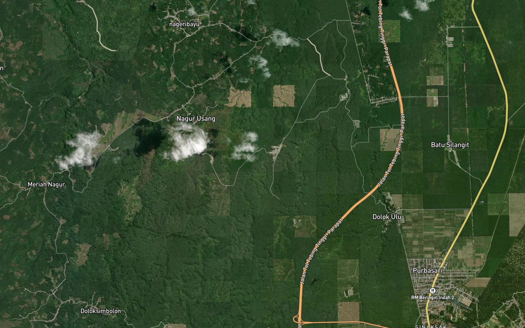 Satellite map of the Bah Salak