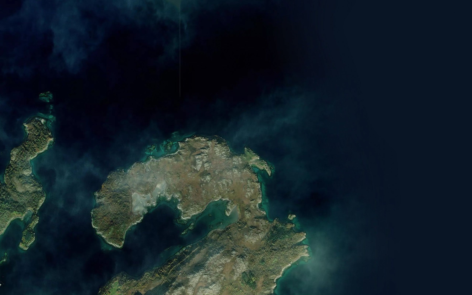 Satellite map of the Skjetthusvika