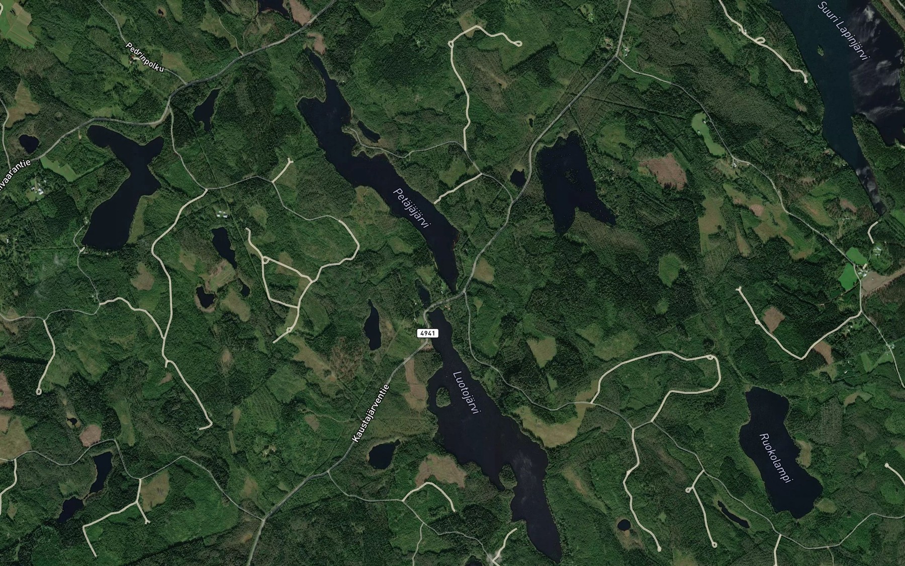 Satellite map of the Niittylahti