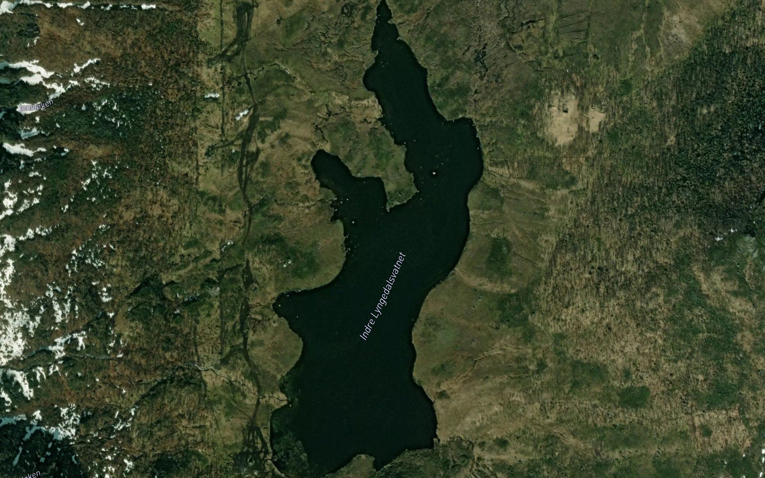 Lyngedalsvatnet,in