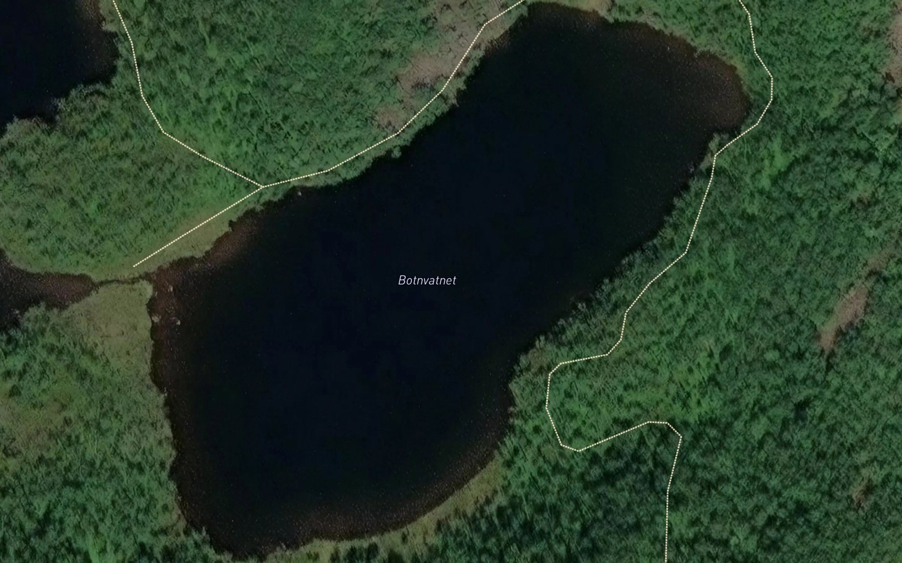 Satellite map of the Botnvatnet
