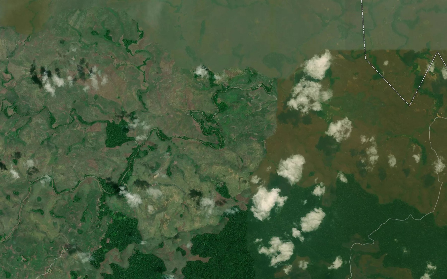 Satellite map of the Bipete