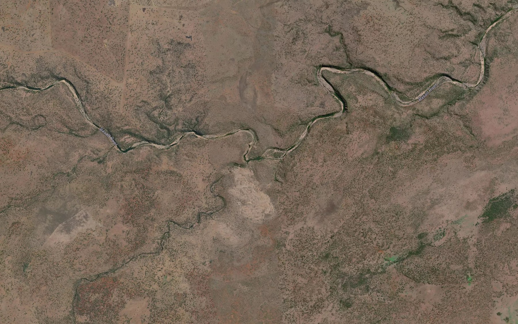 Satellite map of the Jacko Creek