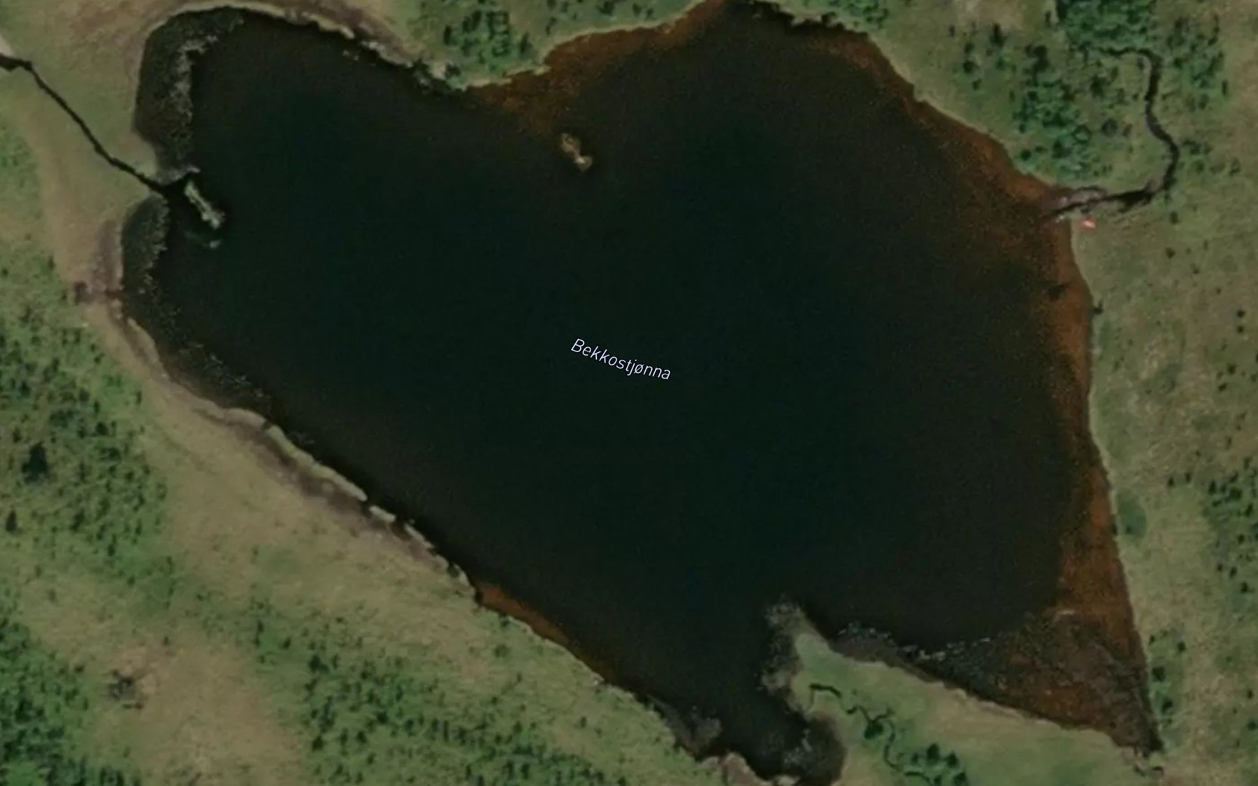 Satellite map of the Bekkostjorna
