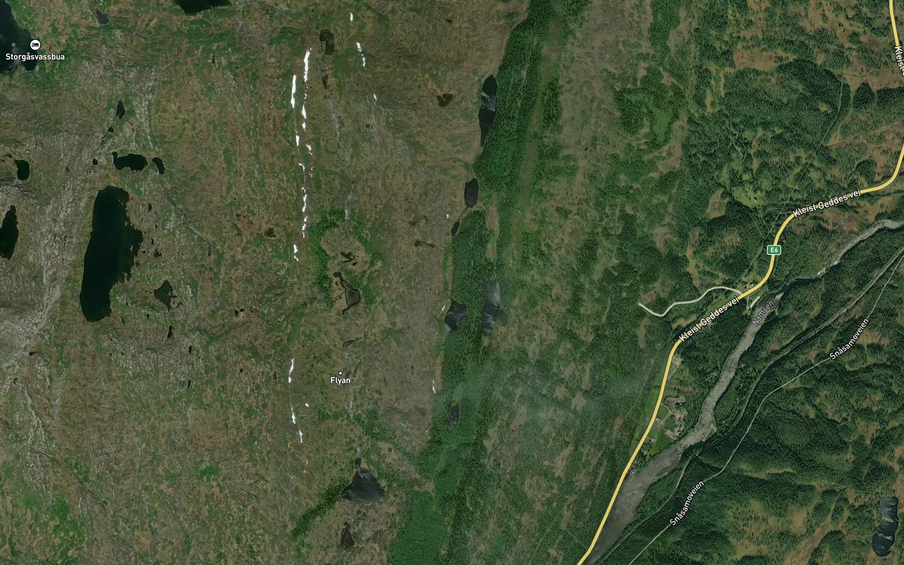 Satellite map of the Grubbtjonnbekken