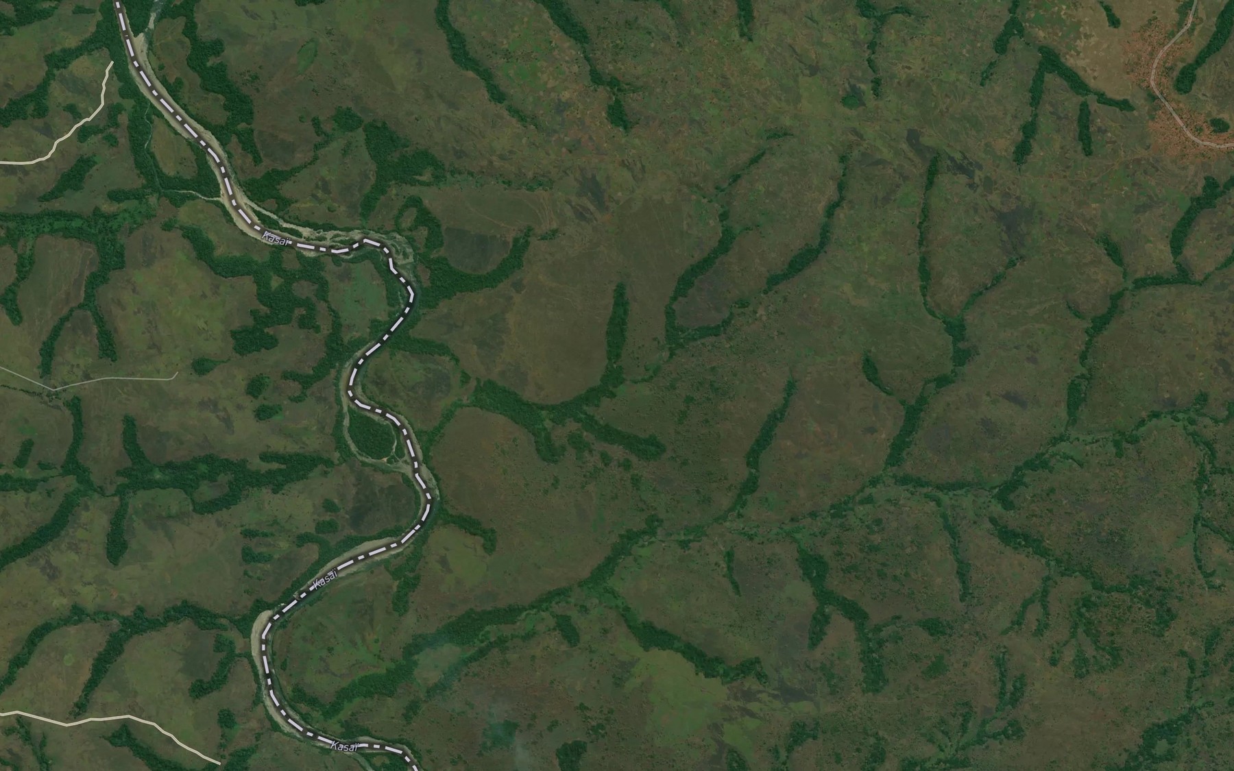 Satellite map of the Shau