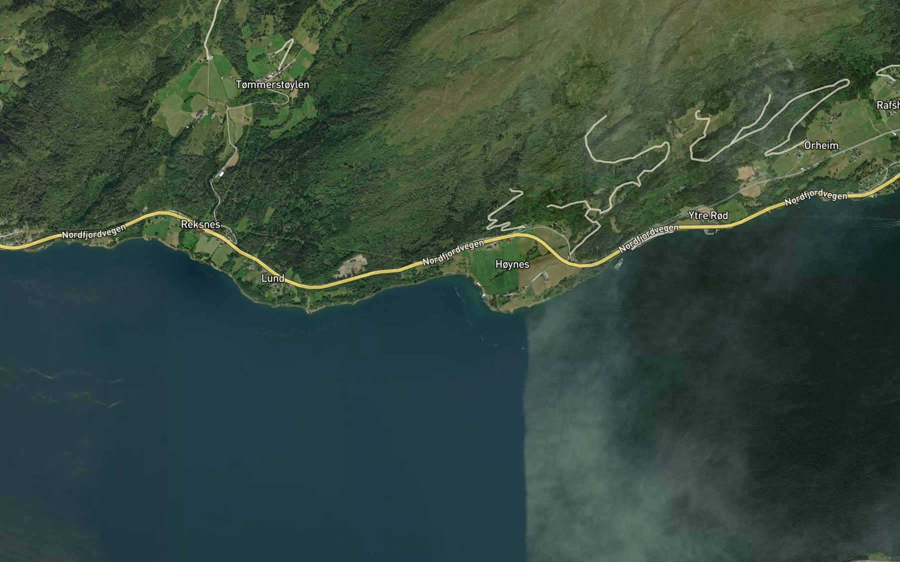 Satellite map of the Hoynesvika