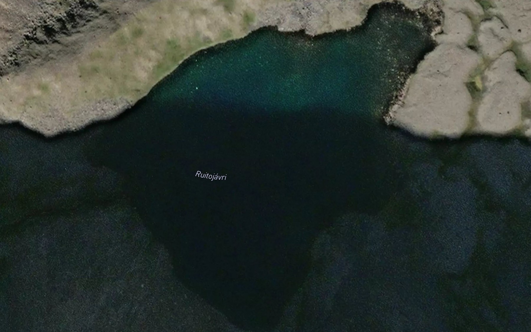 Satellite map of the Ruitujavri