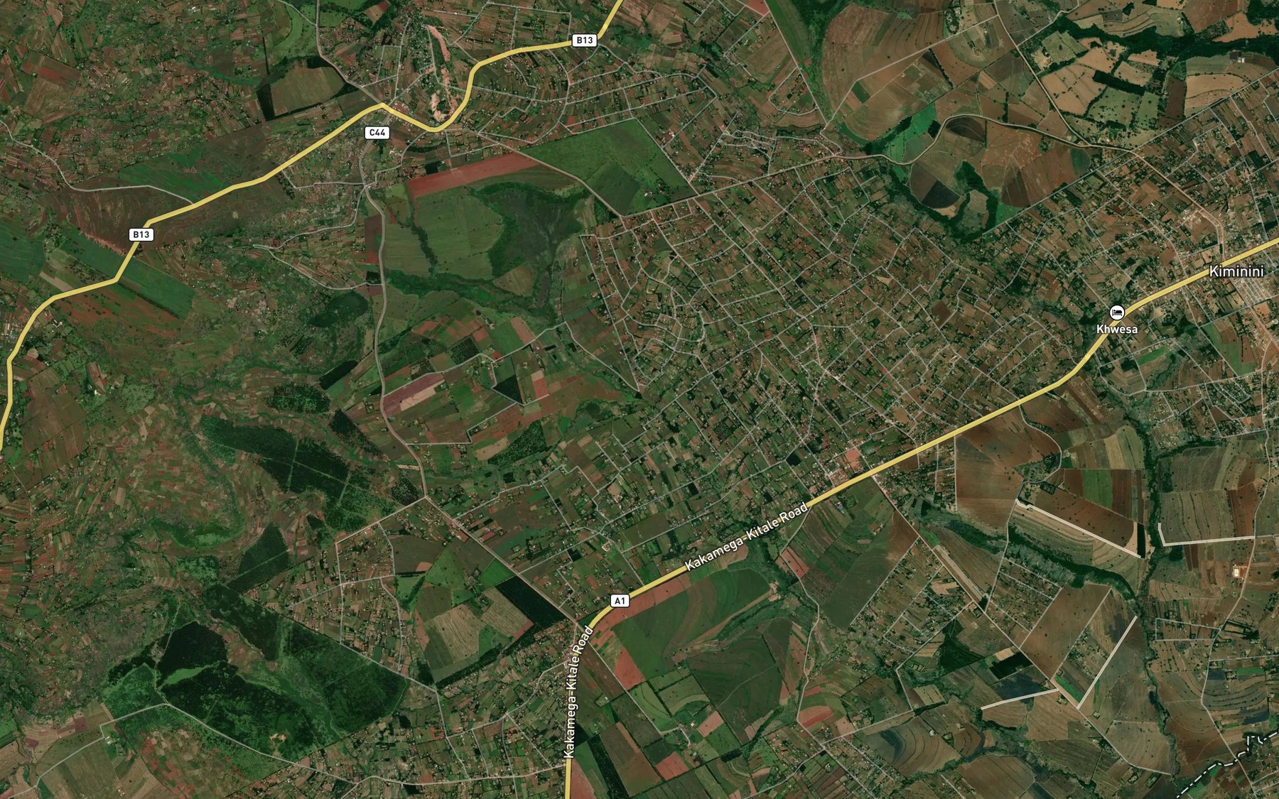 Satellite map of the Machewa
