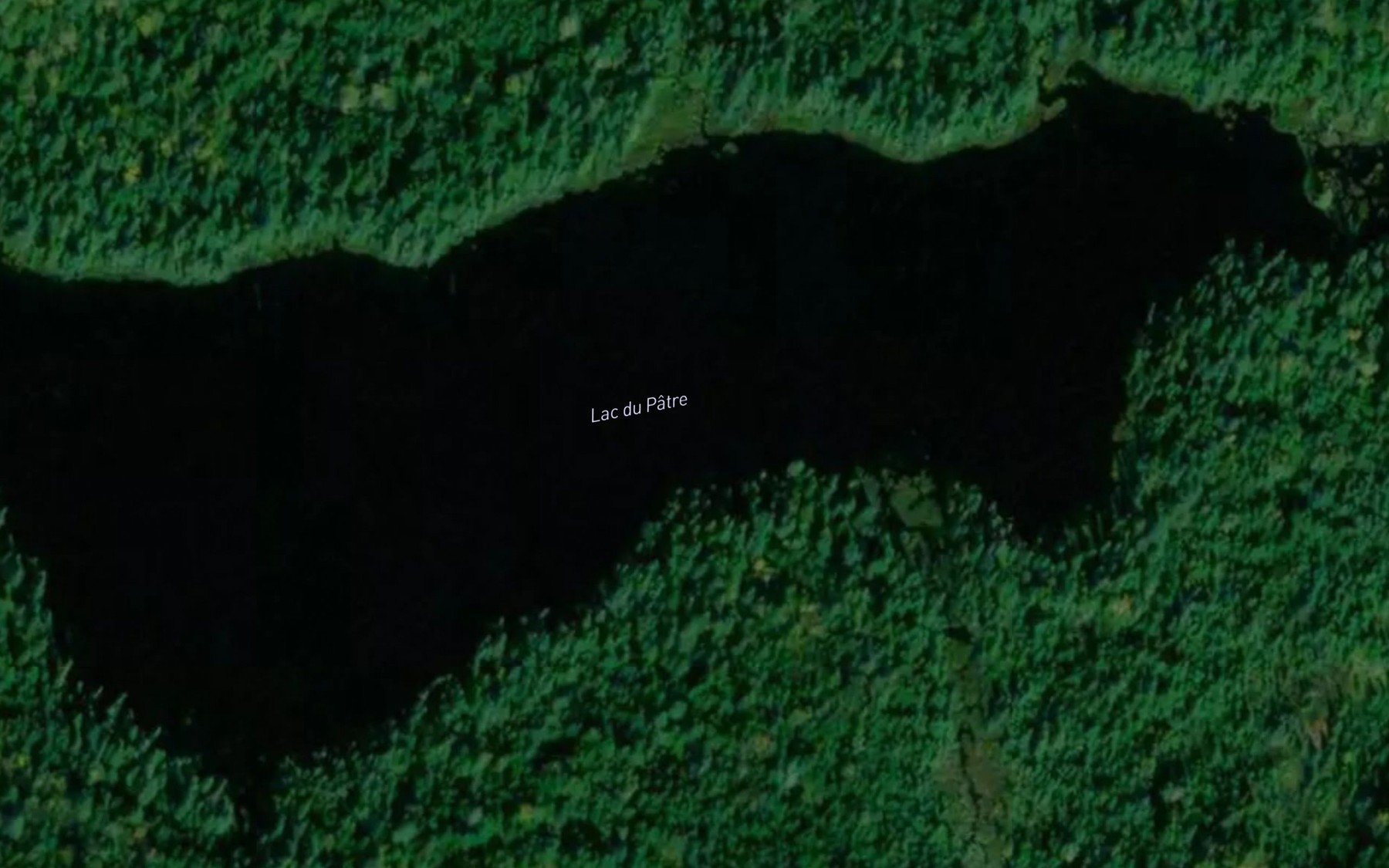 Satellite map of the Lac du Patre