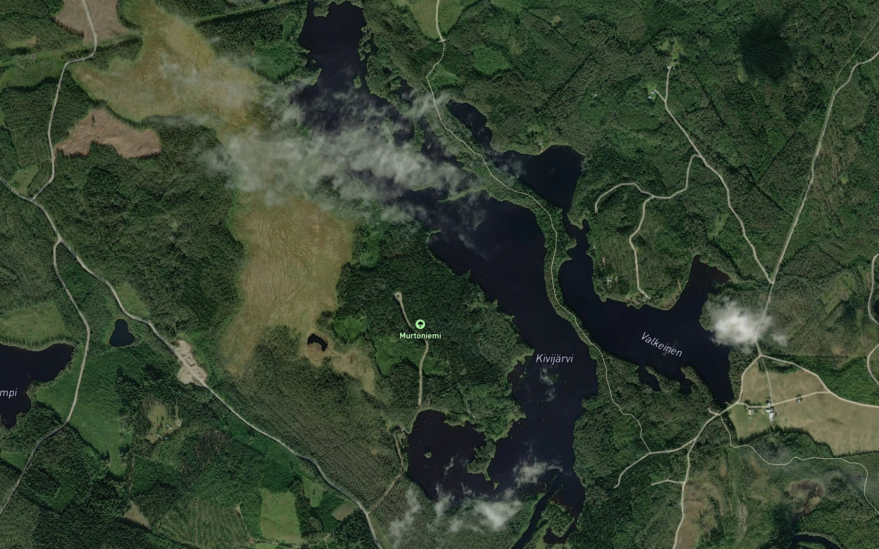 Satellite map of the Kivijarvi