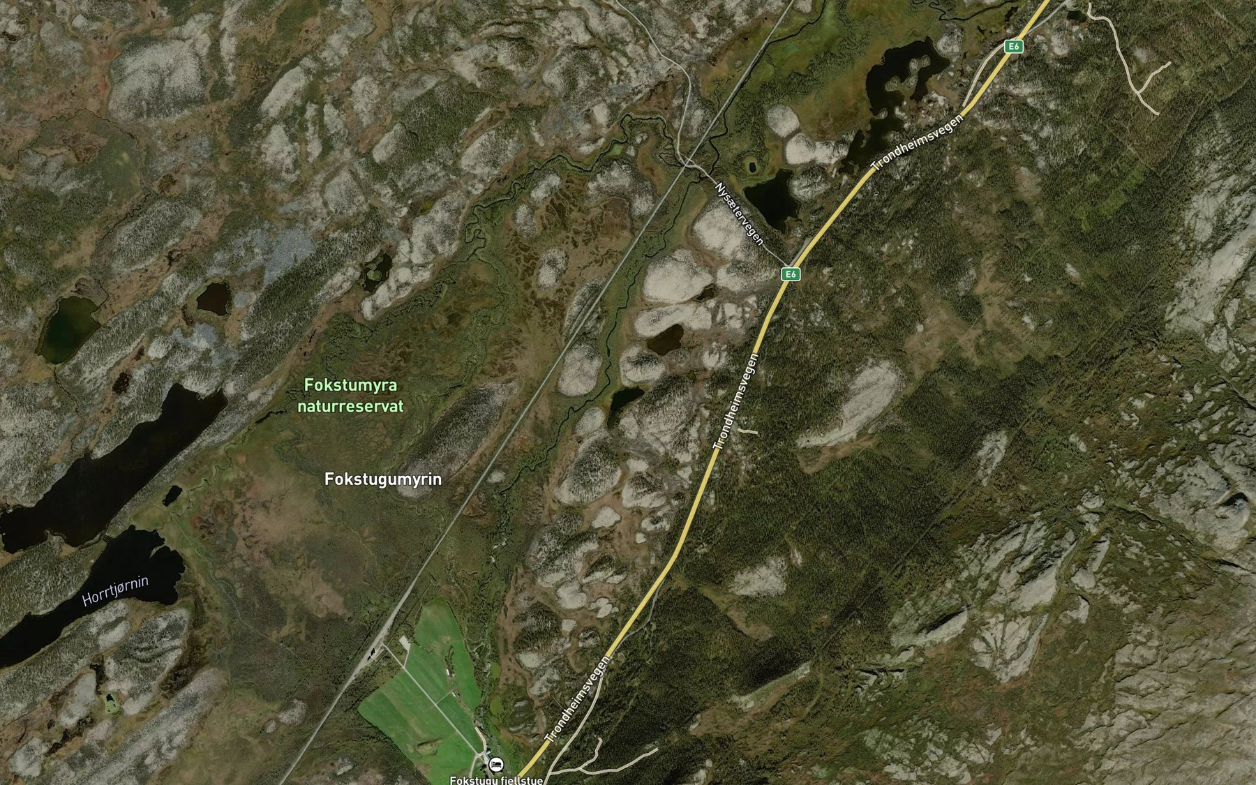 Satellite map of the Urdbekktjonn
