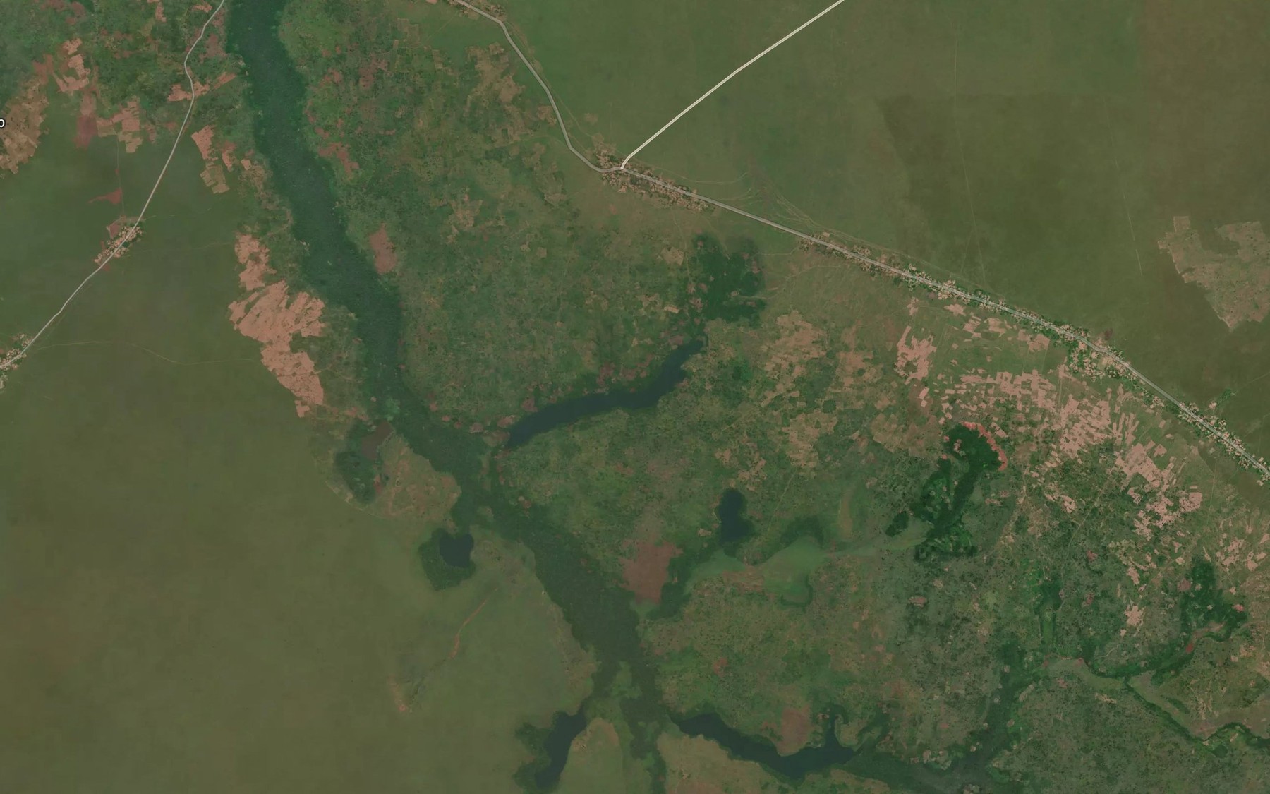 Satellite map of the Lac Tembo