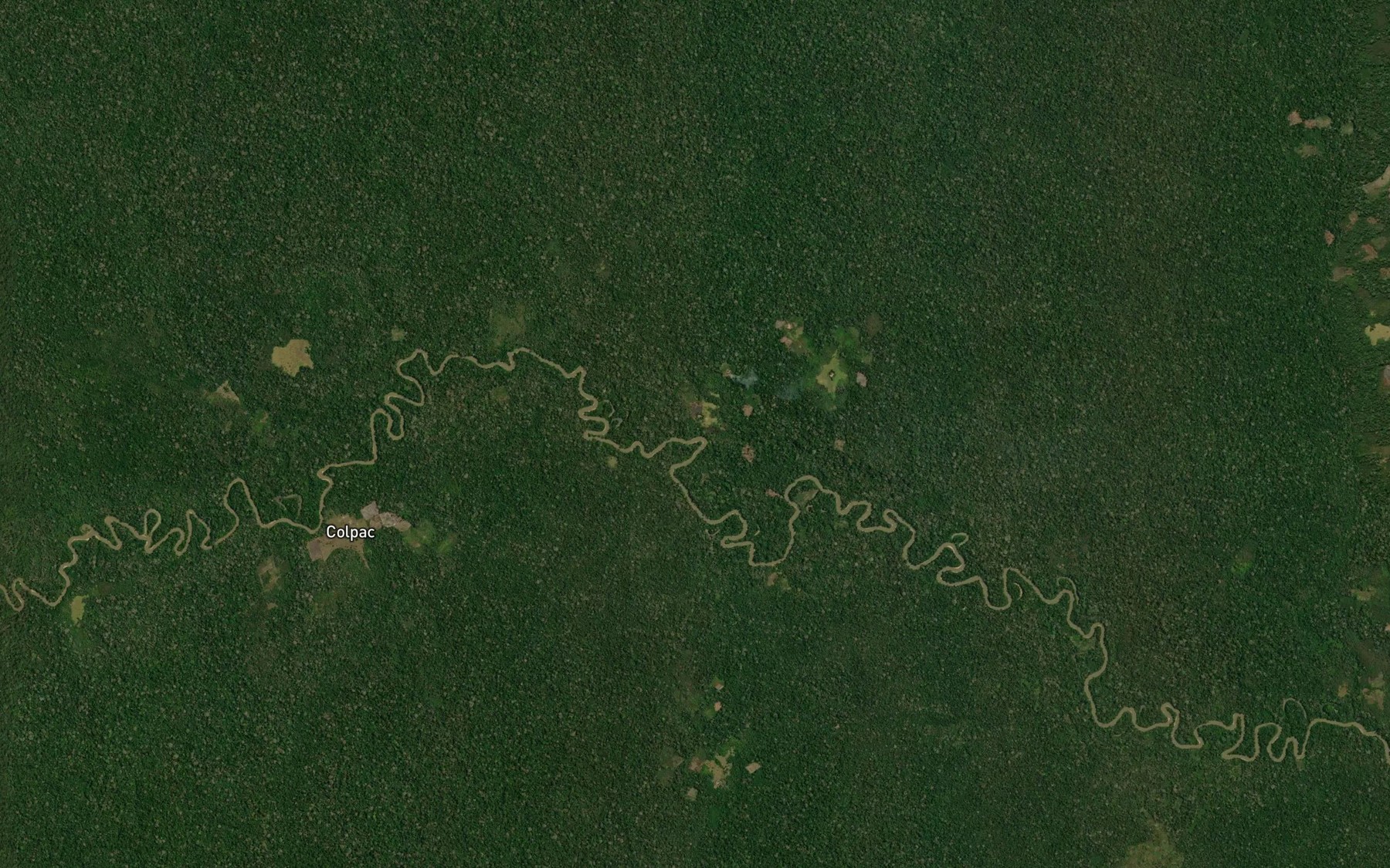 Satellite map of the Quebrada Limon