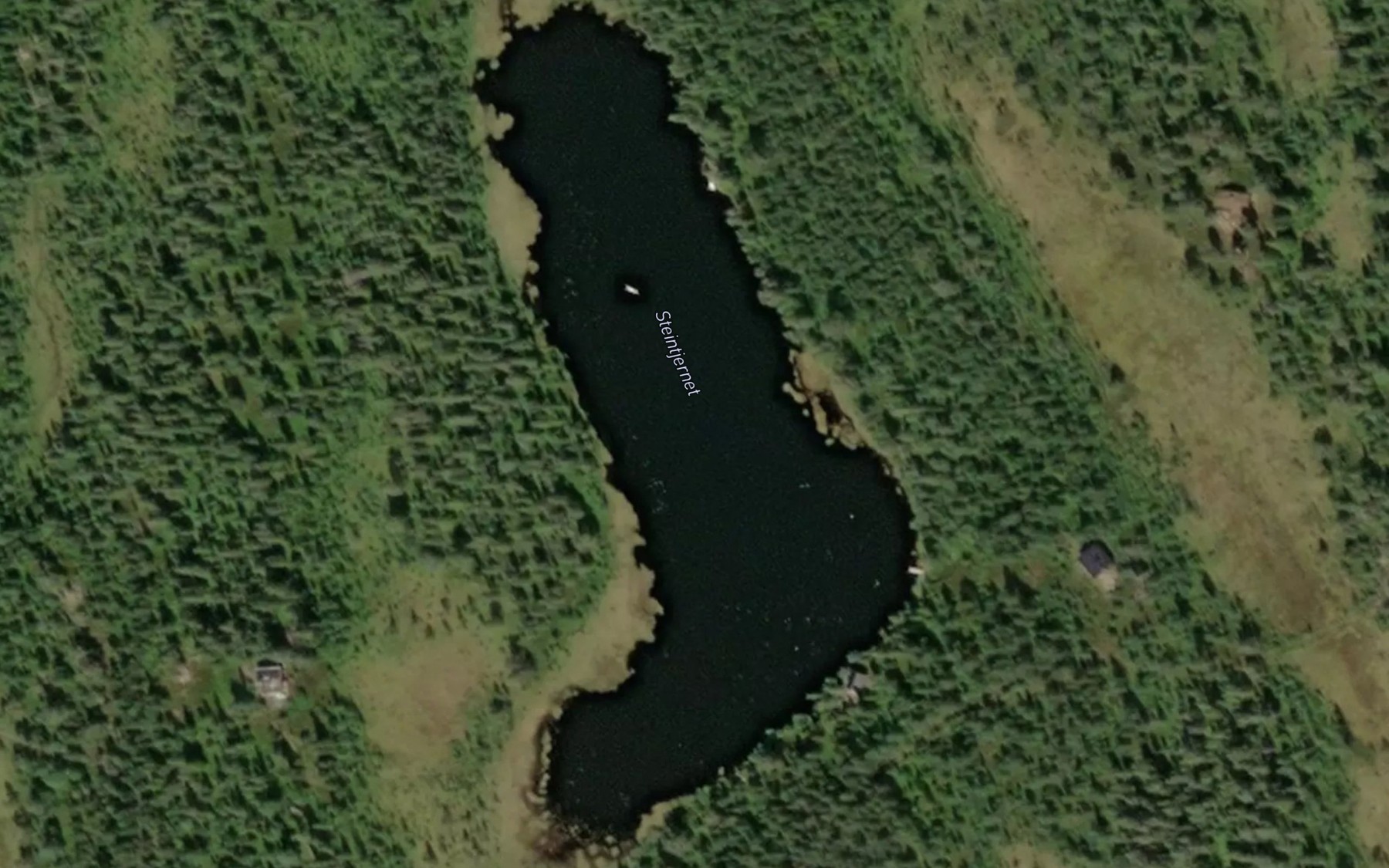Satellite map of the Steintjern