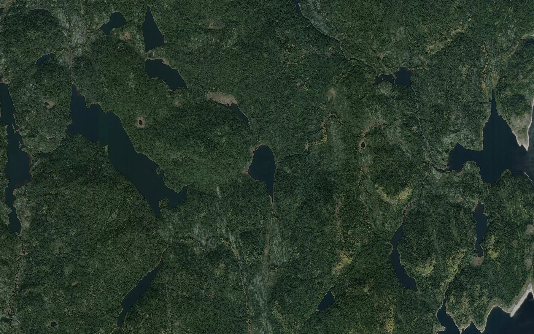 Satellite map of the Lac du Bassin