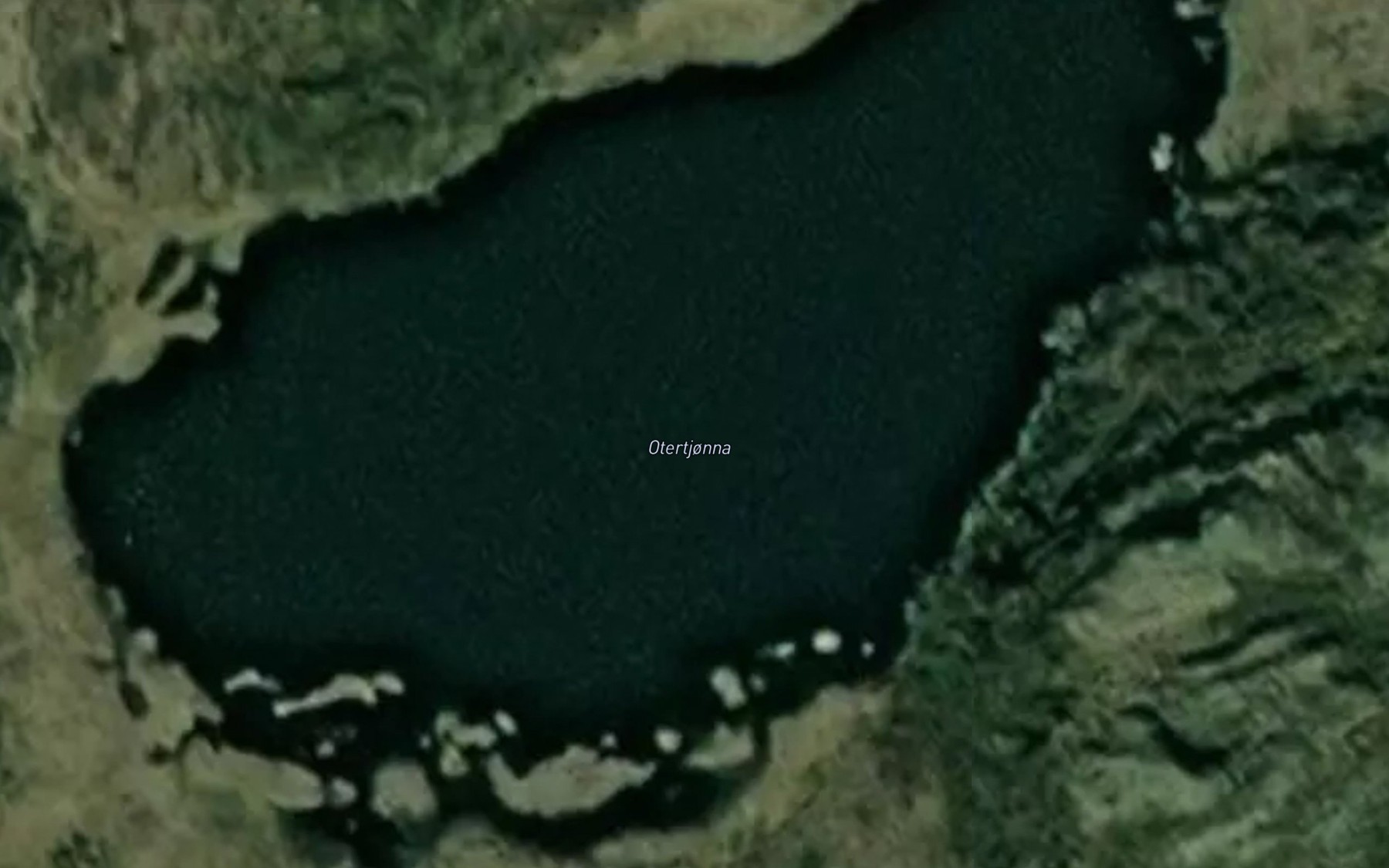 Satellite map of the Otertjorna