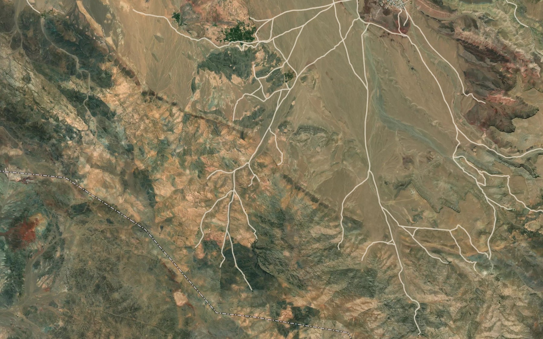 Satellite map of the Cheshmeh-ye Tandarha