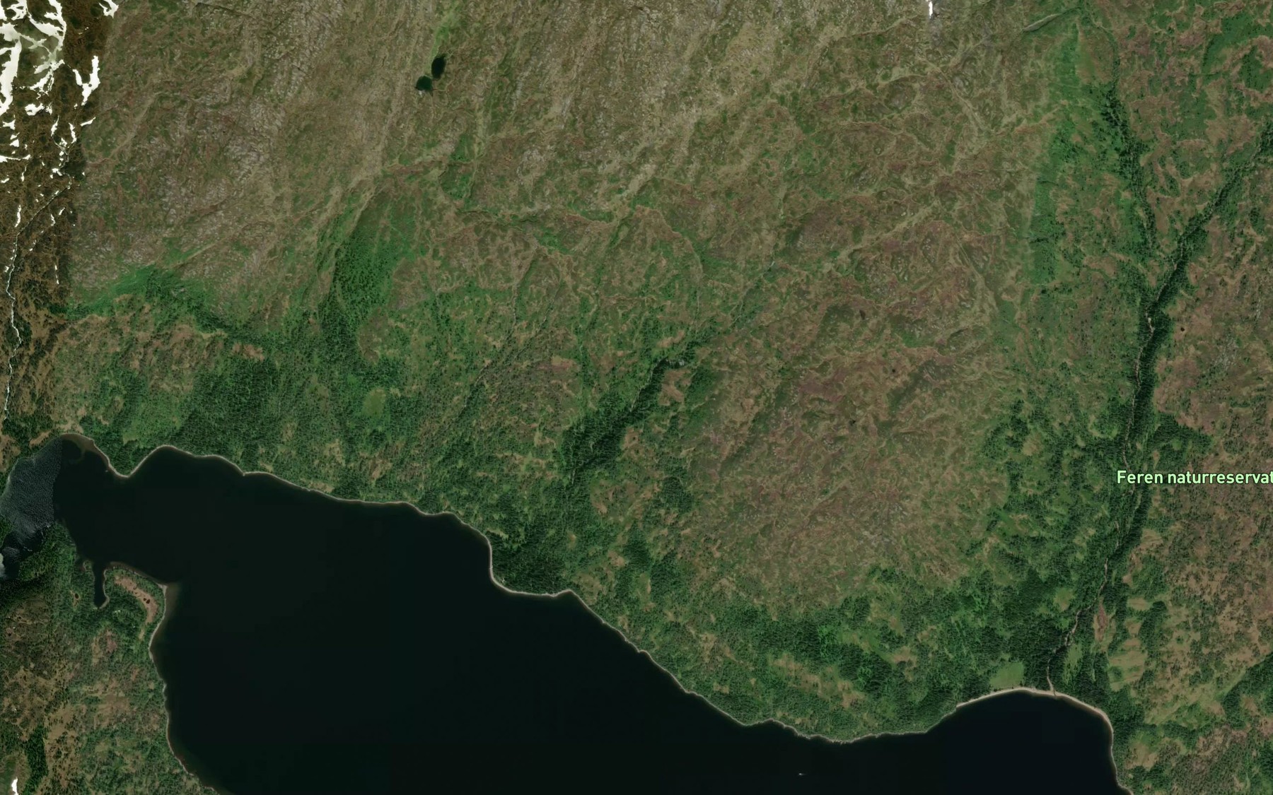 Satellite map of the Sunnbybekken