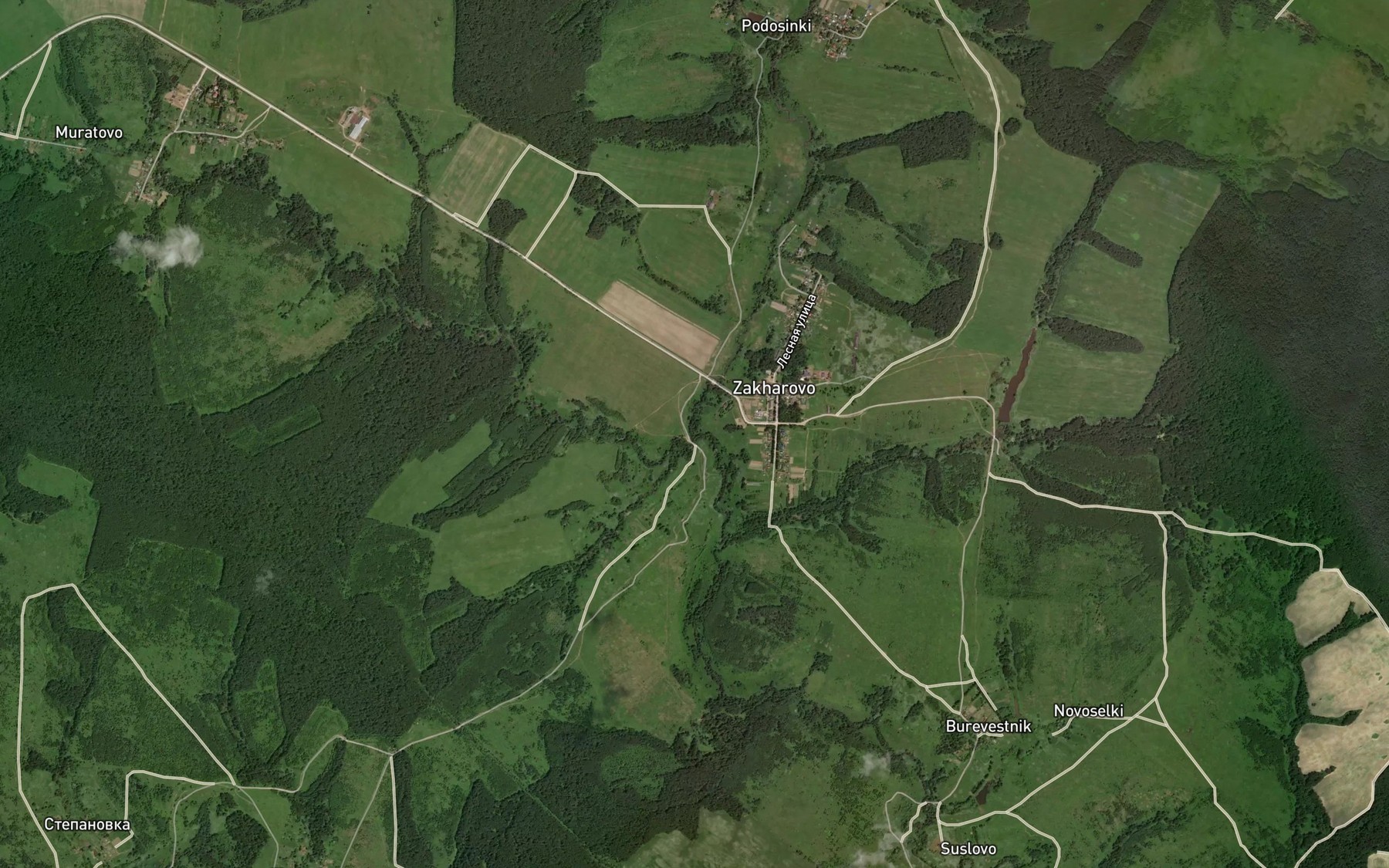 Satellite map of the Zhalka