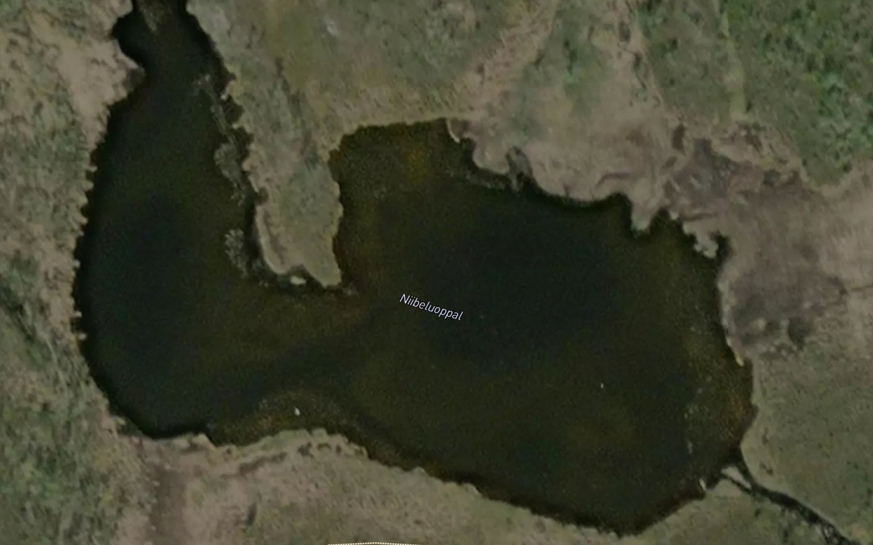 Satellite map of the Niibeluobbal