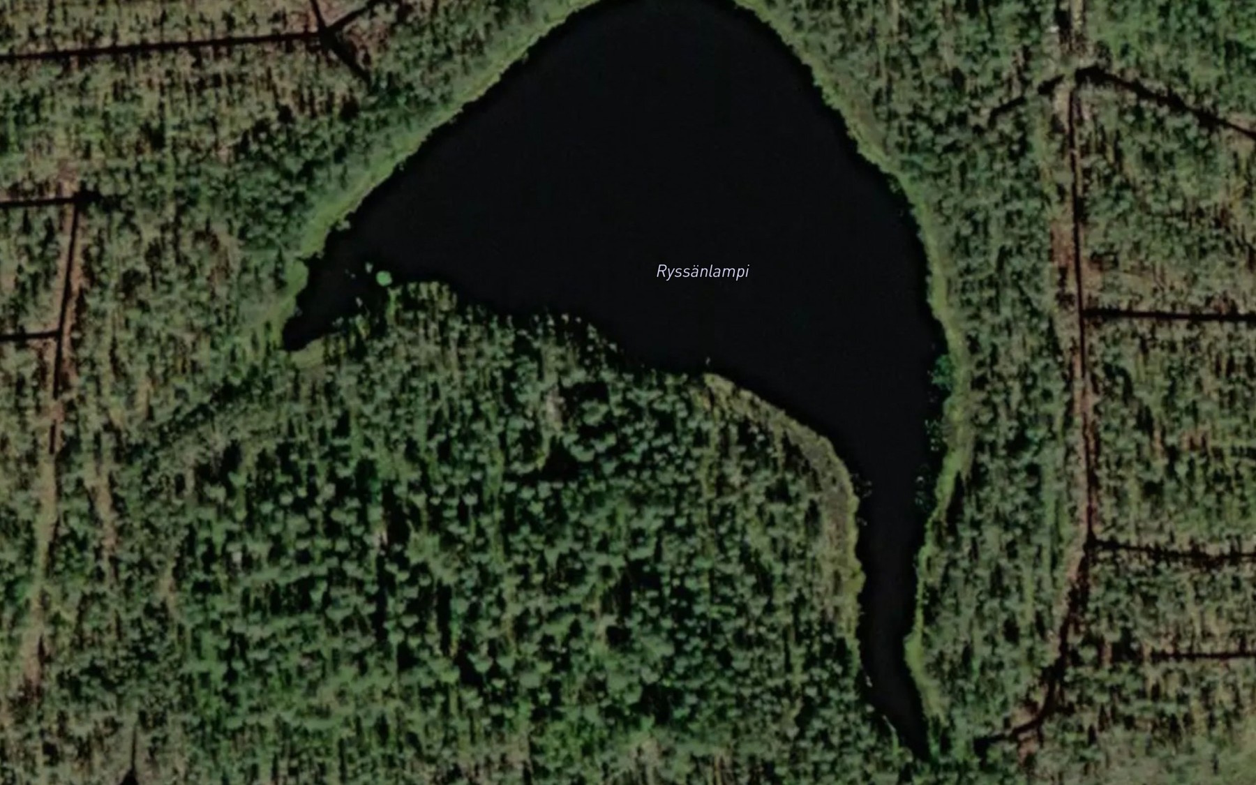 Satellite map of the Ryssanlampi
